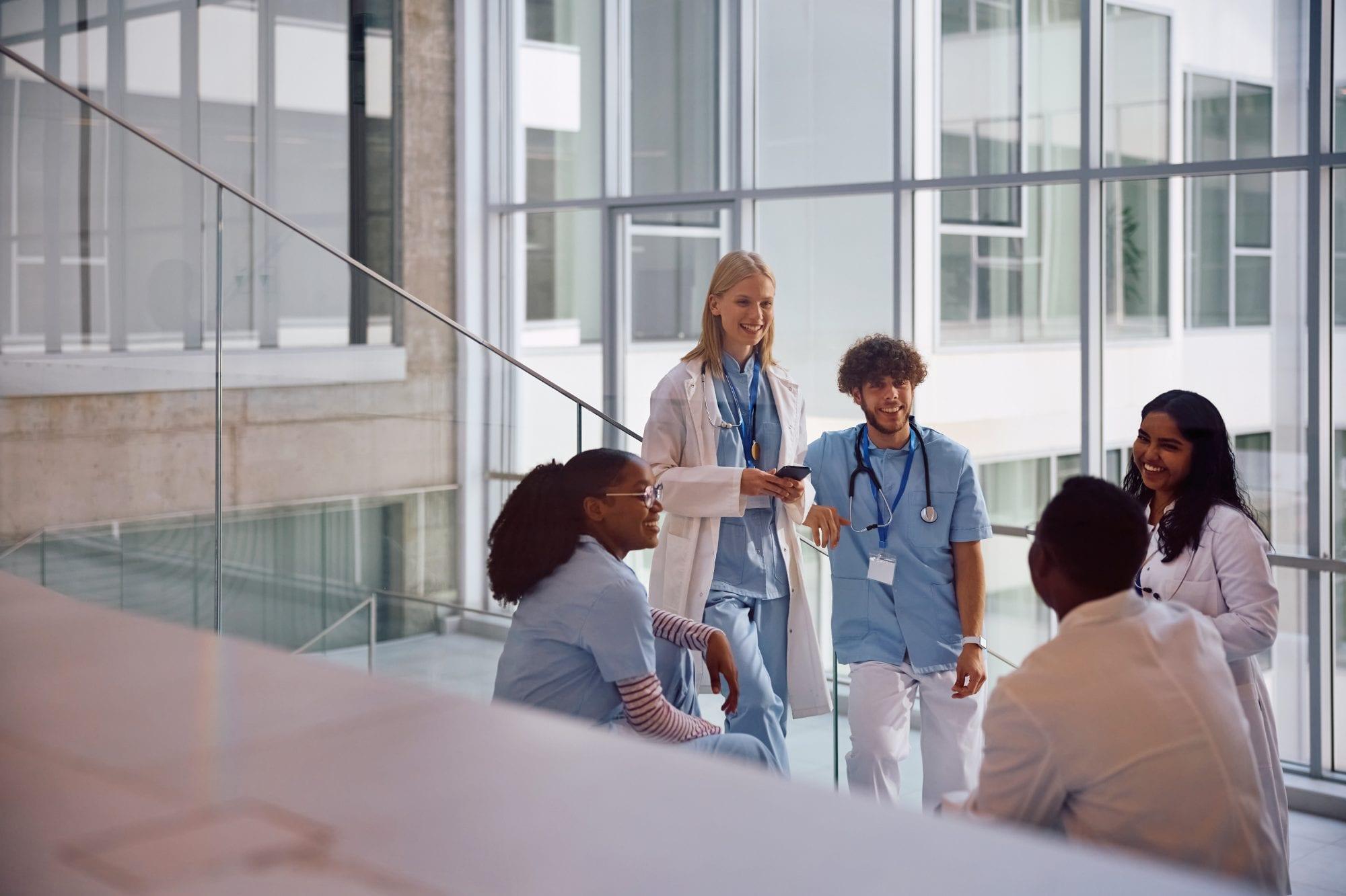 A healthcare environment connected by Cisco Meraki SD-WAN