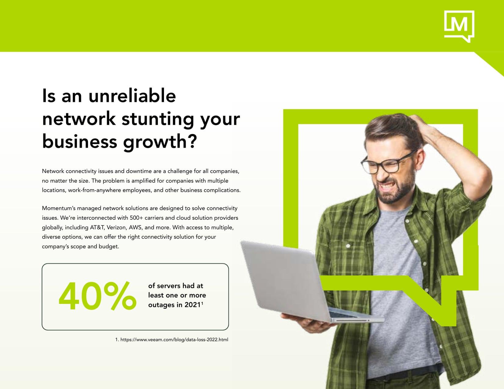 First page of the managed network solutions eBook